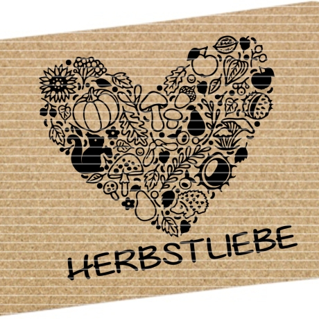 Herbstherz Plotterdatei SVG DXF FCM