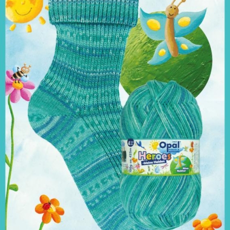 OPAL Heroes 4-fach 100g Sockenwolle