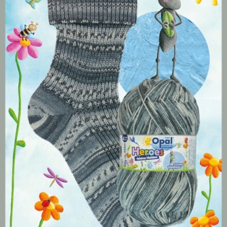 OPAL Heroes 4-fach 100g Sockenwolle