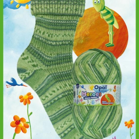 OPAL Heroes 4-fach 100g Sockenwolle