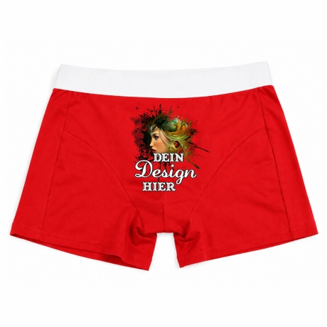 Herren Boxershort personalisiert mit deinem Wunschmotiv
