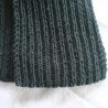 Herrenschal Strickschal in grau handgestrickt von Hobbyhaus