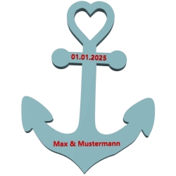 Herz-Anker XL – Ein Highlight für Liebhaber von Meer & Leben