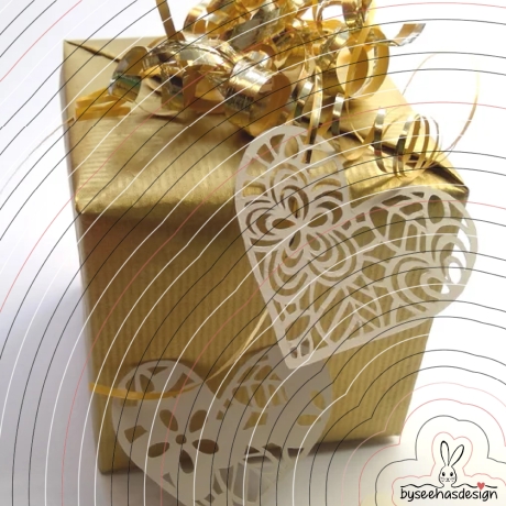 Herz Blumen Plotterdatei SVG DXF 