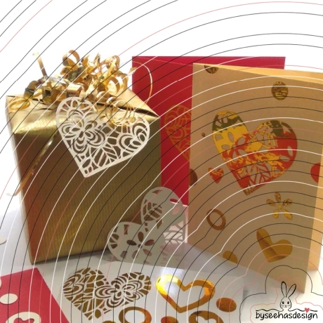 Herz Blumen Plotterdatei SVG DXF 