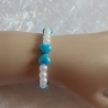 Kinder-Armband 3er-Set Herzen Schmuck elastisch Perlen gefädelt