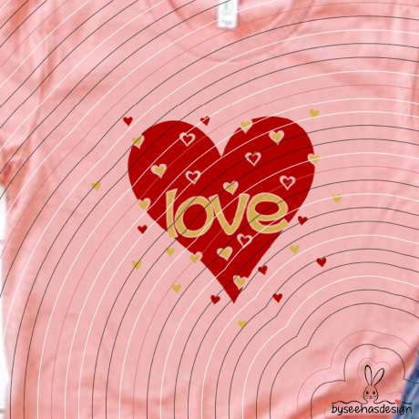 Herz Love Plotterdatei SVG DXF