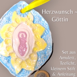 Herzwunsch- und Dankbarkeitsgöttin - Set einzelne Göttin 