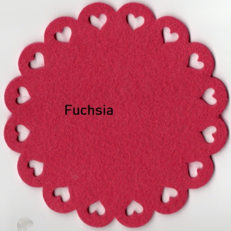 Untersetzer 13 cm Kunstfilz Bastelfilz 3 mm verschiedene Farben 