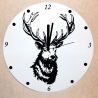 Schallplattenuhr Wanduhr Hirsch