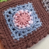 gehäkelte Sofadecke, Granny Square Decke