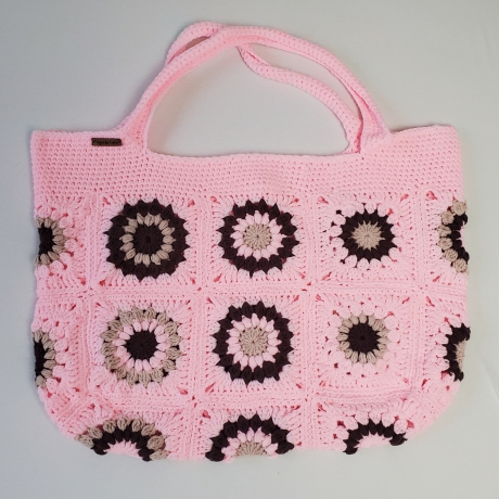 gehäkelte Tasche