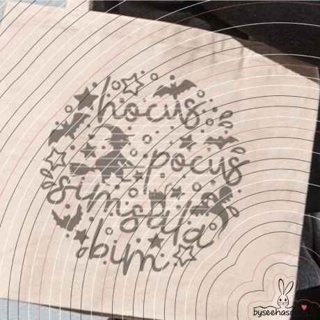 Hocus Pocus Plotterdatei SVG DXF 