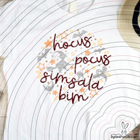 Hocus Pocus Plotterdatei SVG DXF 