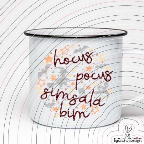 Hocus Pocus Plotterdatei SVG DXF 