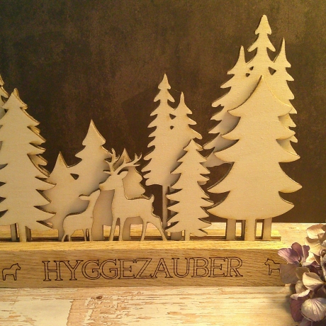 Holzaufsteller Hirsch