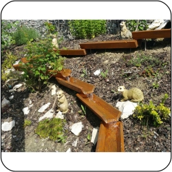 Holzrinne 150cm - für einen Wasserlauf der besonderen Art