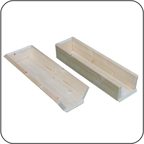 Holzrinne 50cm - für einen Wasserlauf der besonderen Art