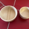2er SET handgearbeitete Holzschalen aus Eibenholz – federleicht 