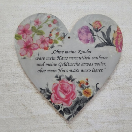 Holzschild Ohne meine Kinder wäre mein Haus...
