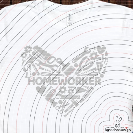 Herz Homeworker Plotterdatei SVG DXF