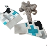 Babyset Pumphose und Mütze Cross blauschwarz Gr. 50/56