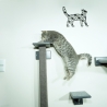 Hüpfstufe für Katzen - Katzenkletterwand