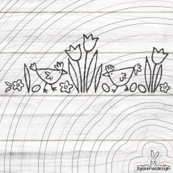 Hühnchen Plotterdatei SVG DXF 