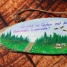 Gartenschild - Wir sind im Garten mit den Hummeln bum - Türschild