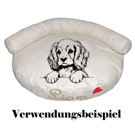Stickdatei Cocker Spaniel Welpe Anna Hund