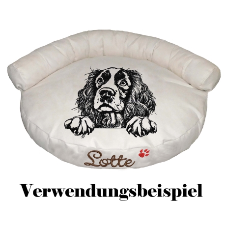 Stickdatei Englischer Springer Spaniel Banjo  Hund