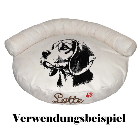 Stickdatei Beagle Dean Hund realistisch Lunachild