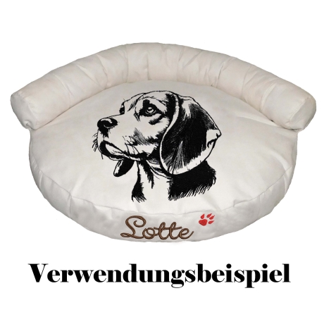 Stickdatei Beagle Dean Hund realistisch