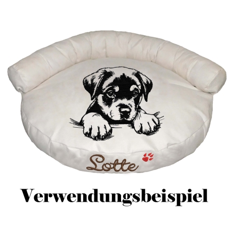 Stickdatei Rottweiler Welpe Sarabi Hund