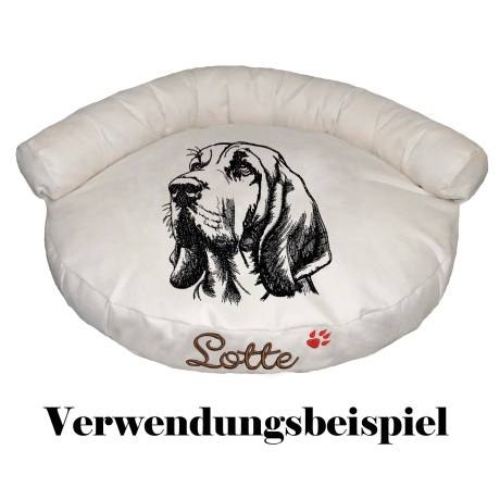 Stickdatei Amerikanischer Bluthund Cora Hund 