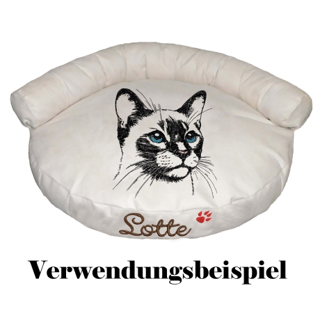 Stickdatei Kitten Kätzchen Siam Thai Katze Sam 