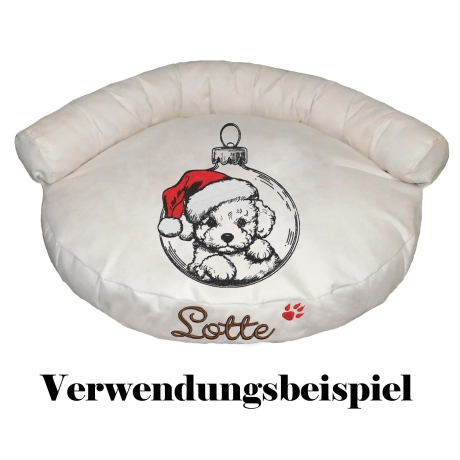 NEU Stickdatei Hund Pudel Welpe Samuel Lunachild