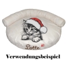 NEU Stickdatei Katze mit Weihnachtsmütze Ria Kitten