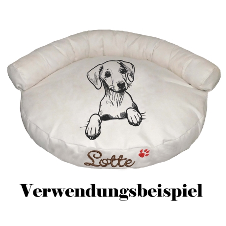 Stickdatei Windhund Whippet Welpe Kalle Hund