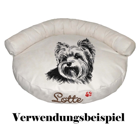 NEU Stickdatei Yorkshire Terrier  Gizmo Yorki Hund