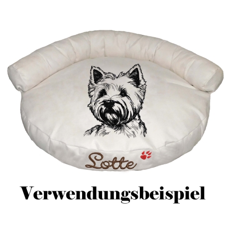 Stickdatei West Highland White Terrier Amadeus Hund