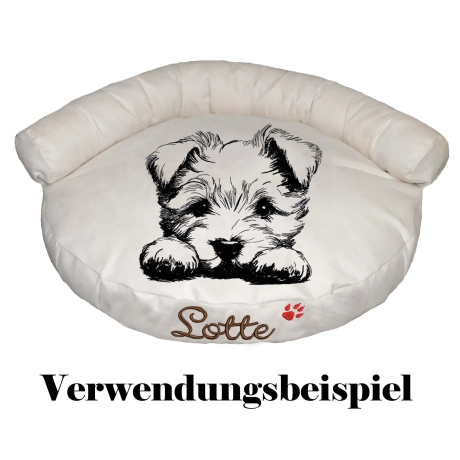 Stickdatei West Highland Welpe Terrier Amelie Hund