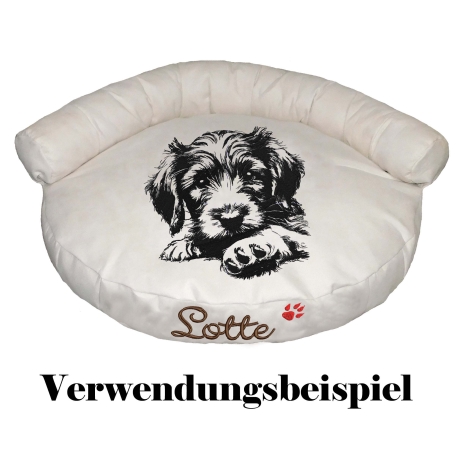 Stickdatei Deutsch Drahthaar Alisa Hund