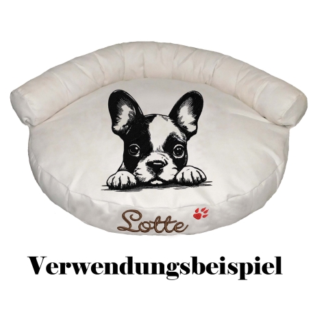 Stickdatei Boston Terrier Welpe Kirby Hund