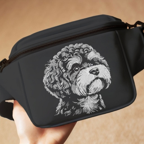 NEU Stickdatei Bichpoo Fritzel Hund LunaChild