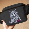 NEU Stickdatei Applikation Angora Katze Shadow
