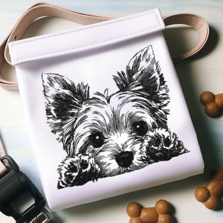 NEU Stickdatei Yorkshire Terrier Lucy Hund