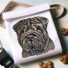 NEU Stickdatei Applikation Shar Pei Harper LunaChild
