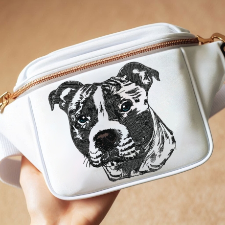 NEU Stickdatei Staffordshire Bull Terrier Rachel 