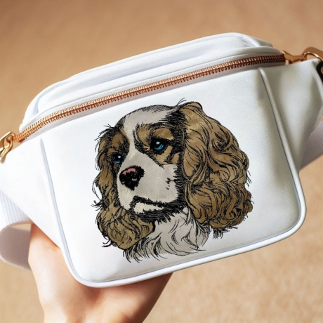 NEU Stickdatei Applikation King Charles Agatha Lunachild